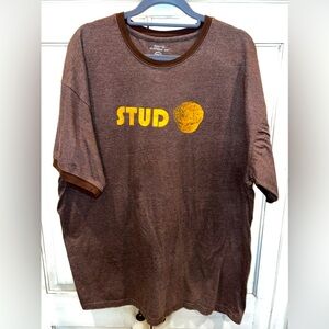 Stud Muffin Tee. Size: XXL